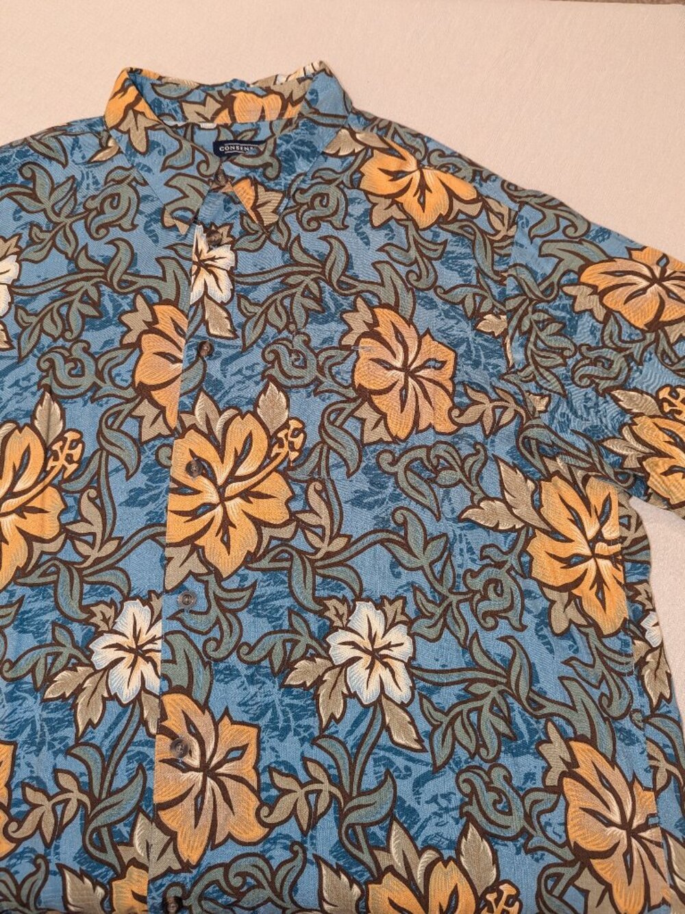 Consensus Floral Print Hawaiian Shirt